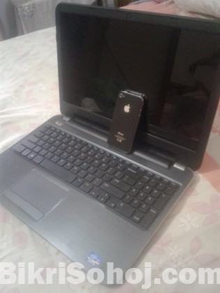 dell core-i 5 with i phone 4s mobile